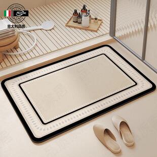 意大利浴室防滑垫防摔地垫洗澡专用吸水地毯脚垫门口垫子加厚门垫