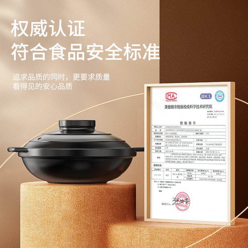 国砂锅炖锅DBP家用瓦斯煲德仔专用耐高温饭干不裂大烧小号沙锅煲