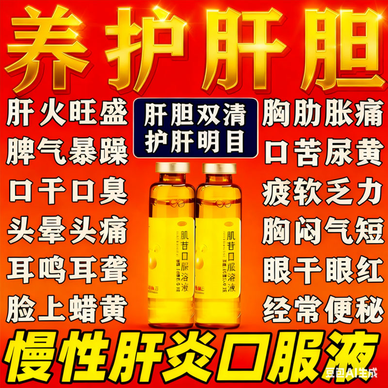 【香雪】肌苷口服溶液10ml0.2g*10ml*10支/盒【⭐慢性肝炎口服液】