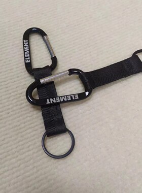 element帆布钥匙扣 铝合金登山扣 快挂锁匙扣