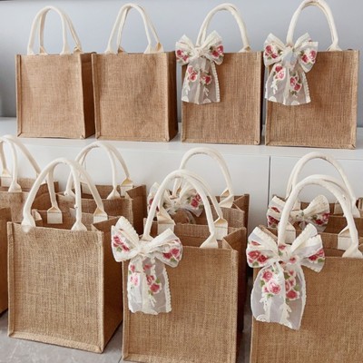 结婚伴娘伴手礼女手提包包空盒礼盒婚庆高档实用礼品袋包装袋空袋