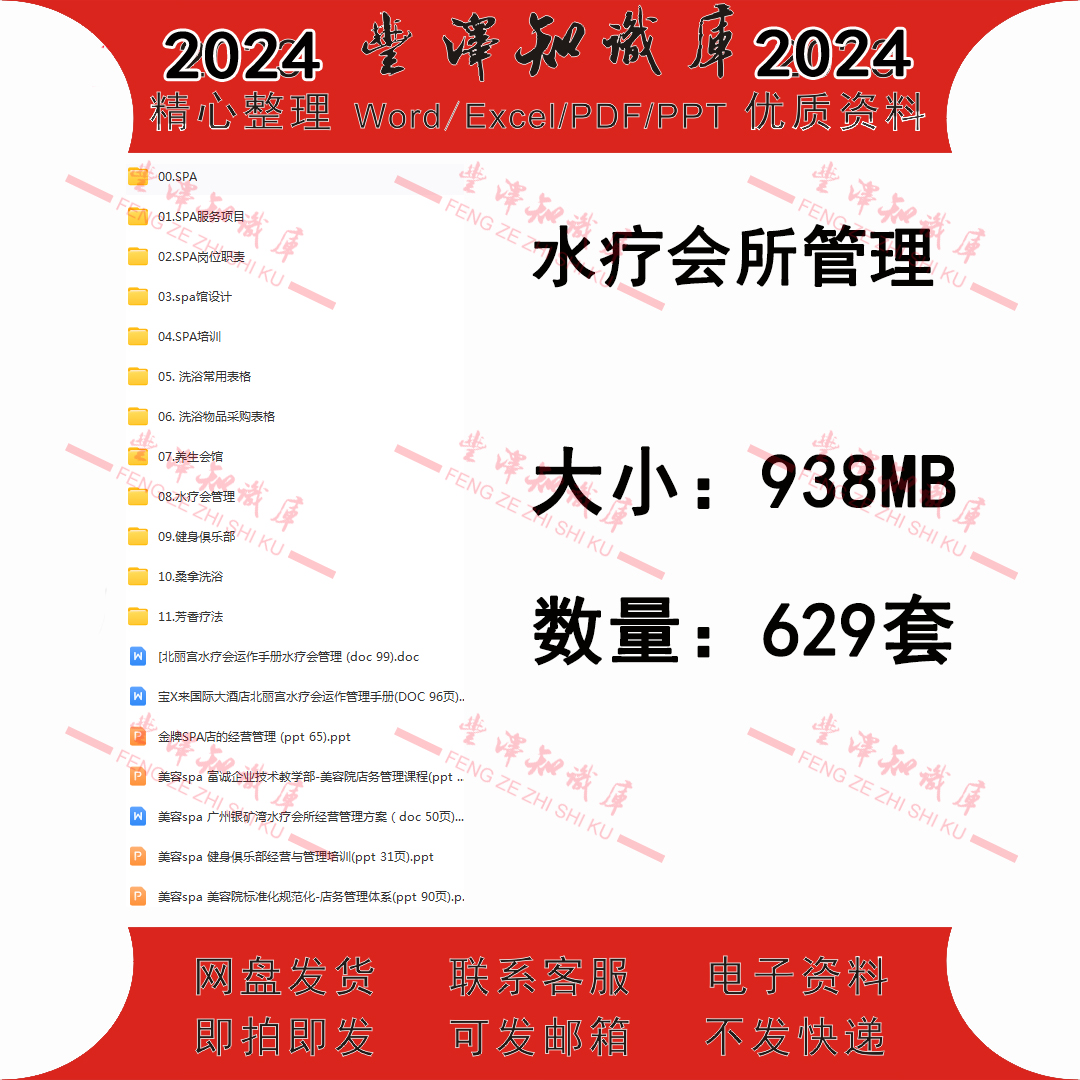 水疗会美容SPA会所服务流程设计水疗会岗位说明管理层日工作安排 商务/设计服务 设计素材/源文件 原图主图