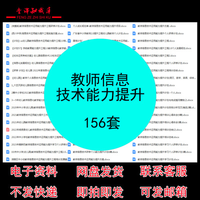 教师信息技术能力提升各级教师信息技术应用能力提升工程研修计划