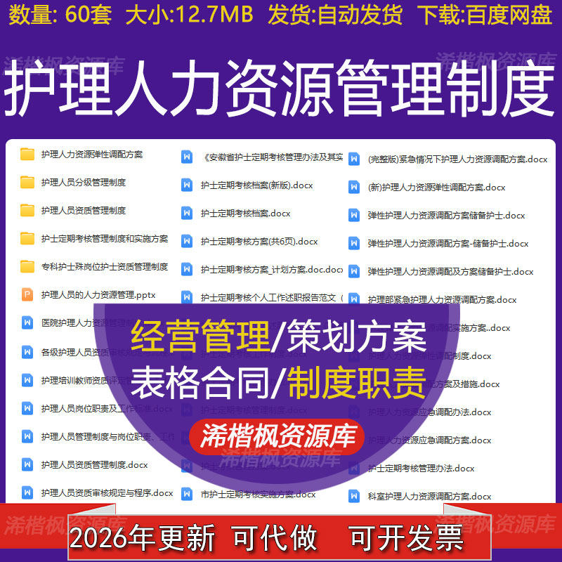 医院护理人员分级管理制度护理人力资源调配方案岗位职责工作标准