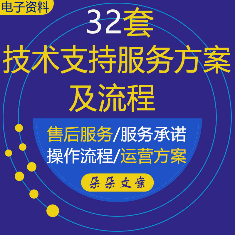 it运维技术支持售后服务方案服务操作流程承诺书及规范工作职责