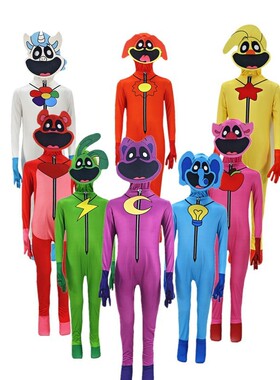 Poppy Playtimecos波比的游戏3衣服万圣节COS服装恐怖微笑动物