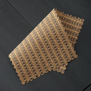 茶席茶垫子茶盘茶渣过滤垫功夫茶台茶具配件防水竹席茶叶渣网隔茶