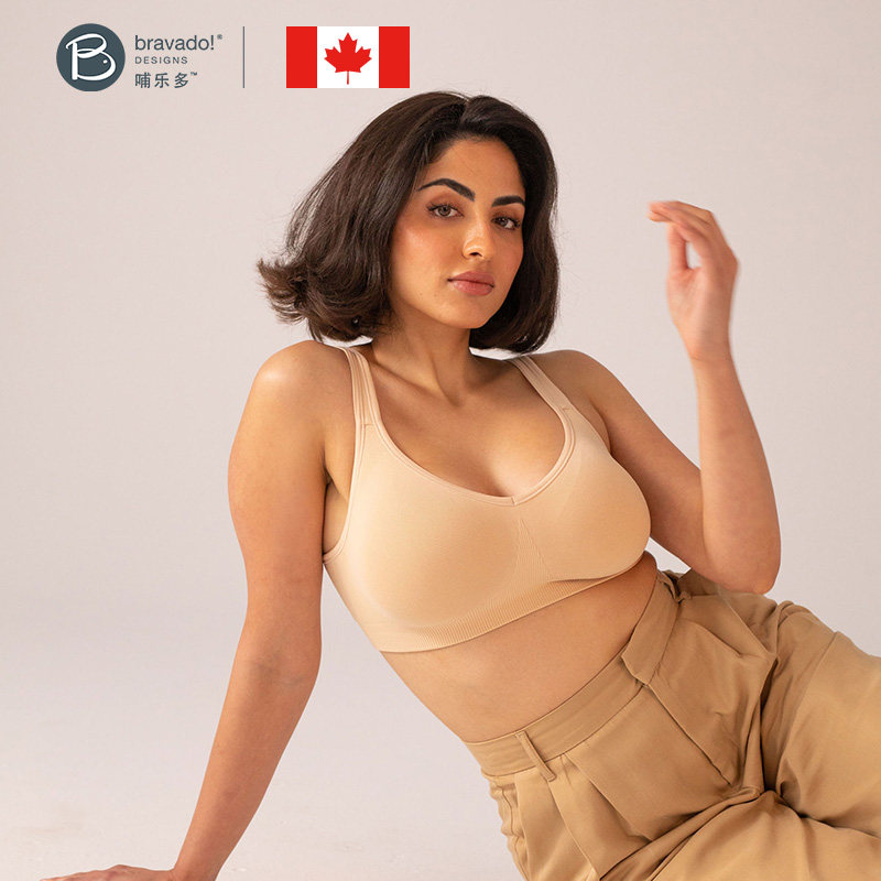 Bravado哺乐多维纳斯幻想哺乳内衣大码孕期大胸文胸防下垂聚拢