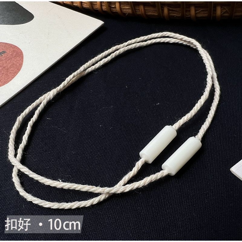 圆柱简约吊绳日式挂牌绳
