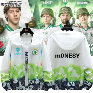 Falcons猎鹰战队cs2队服csgo周边niko同款京介超薄防晒服男防晒衣