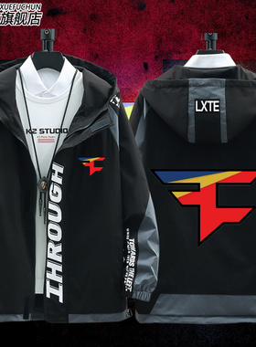 FaZe战队衣服游戏CSGO比赛RAIN衣服连帽夹克男女休闲外套宽松上衣