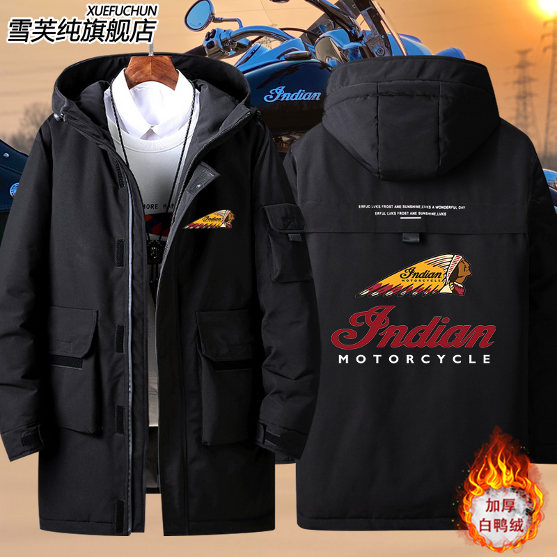 印第安摩托重机车巡航车羽绒服