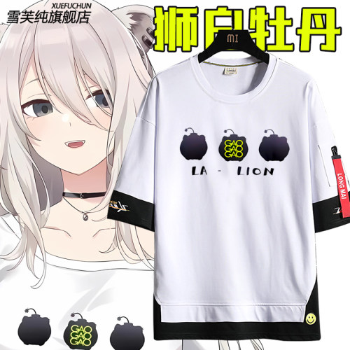 hololive虚拟主播Vtuber短袖