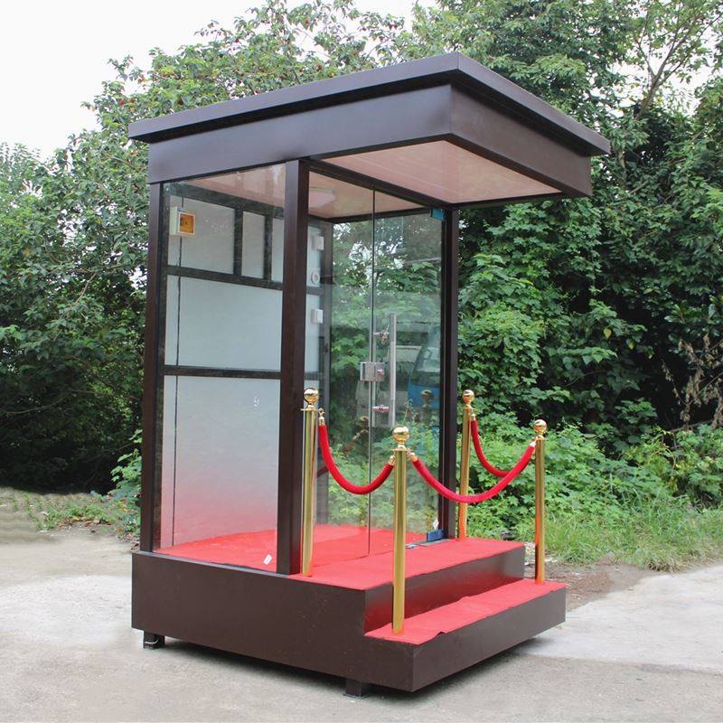 停车烟吸外亭户场岗亭u收费岗亭学校小区门卫值班岗保安亭