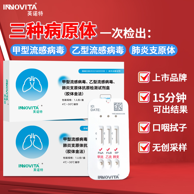 英诺特甲流乙流支原体三合一试剂