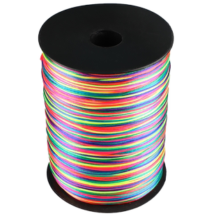 端午节五彩绳diy手工编织手链立夏蛋兜彩色线绳七彩五色编发彩绳