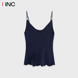 IMMI 百搭美背打底纯色背心IINC 水洗真丝吊带上衣女25PF秋季 新款