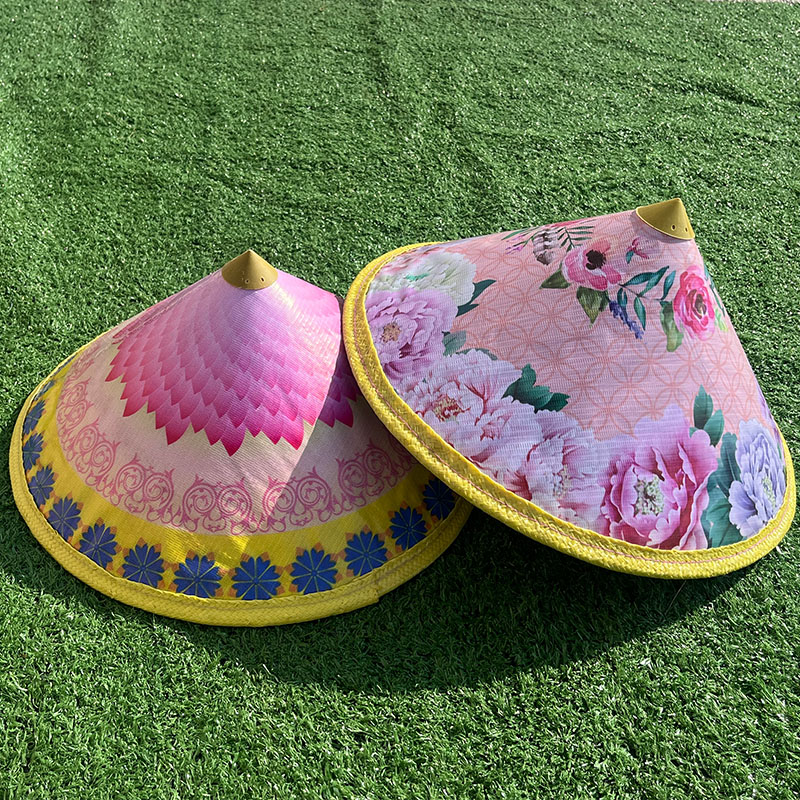 舞蹈斗笠帽大檐儿童傣族舞蹈道具