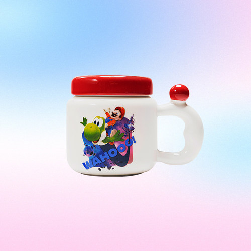 超级马力欧大电影周边马克杯水杯陶瓷杯饮水杯咖啡杯【淘票票】