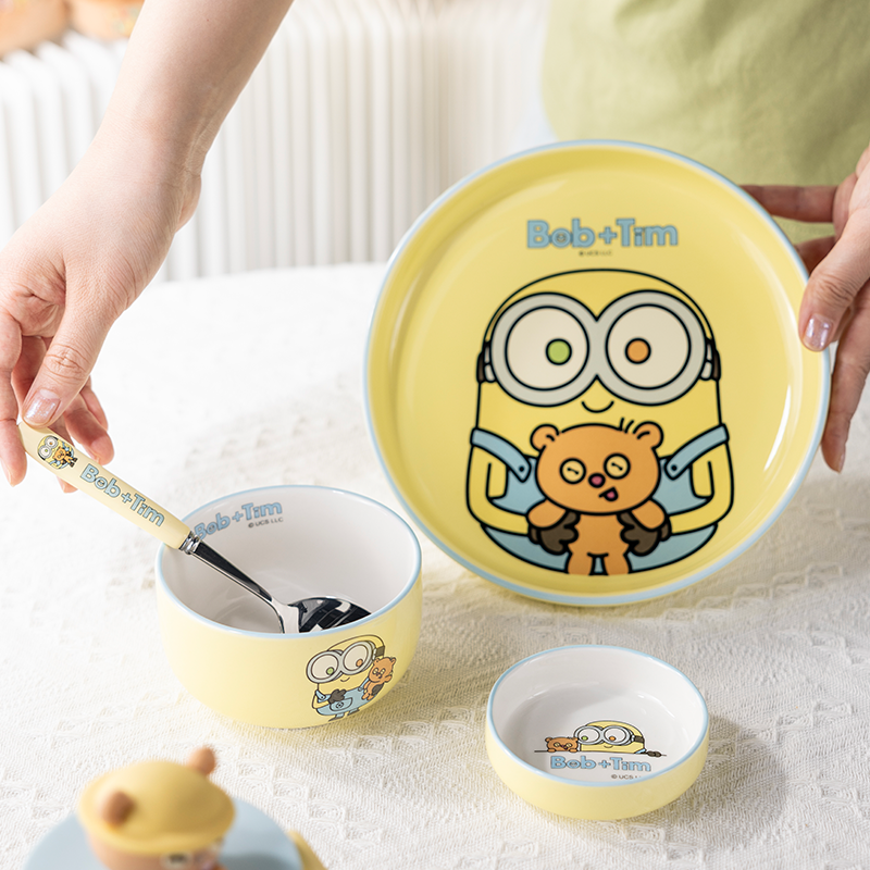 环球影业小黄人餐具套装