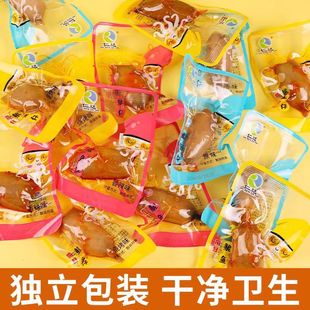 仁达独立小包装即食鱿鱼仔带籽零食烧烤原味香辣味750g约30小包