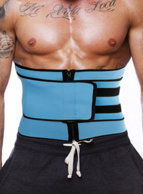 Men Women Tummy Waist Traine Cincher Sweat Belt Trainer Belt