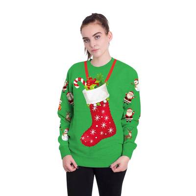 Unisex Christmas Sweater Men Women 3D Print Ugly Christmas