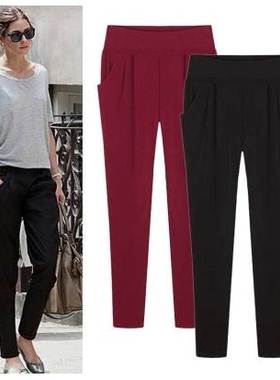 Women big plus size XXXXXXL casual pants 大码女裤宽松哈伦裤