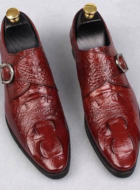 Business Leather Shoes Men Formal Shoes Plus Size 男大码PU鞋