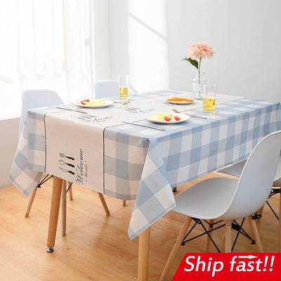 waterproof tablecloth plastic washable table cover mat big