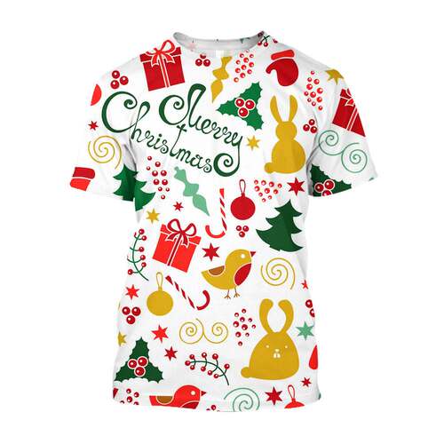 Trend New Christmas Theme graphic t shirts For Unisex