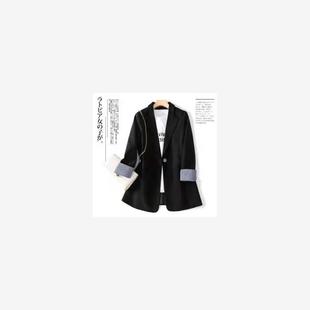 西装 blazers 外套女2022spring casual jackets women 4XL胖mm薄款