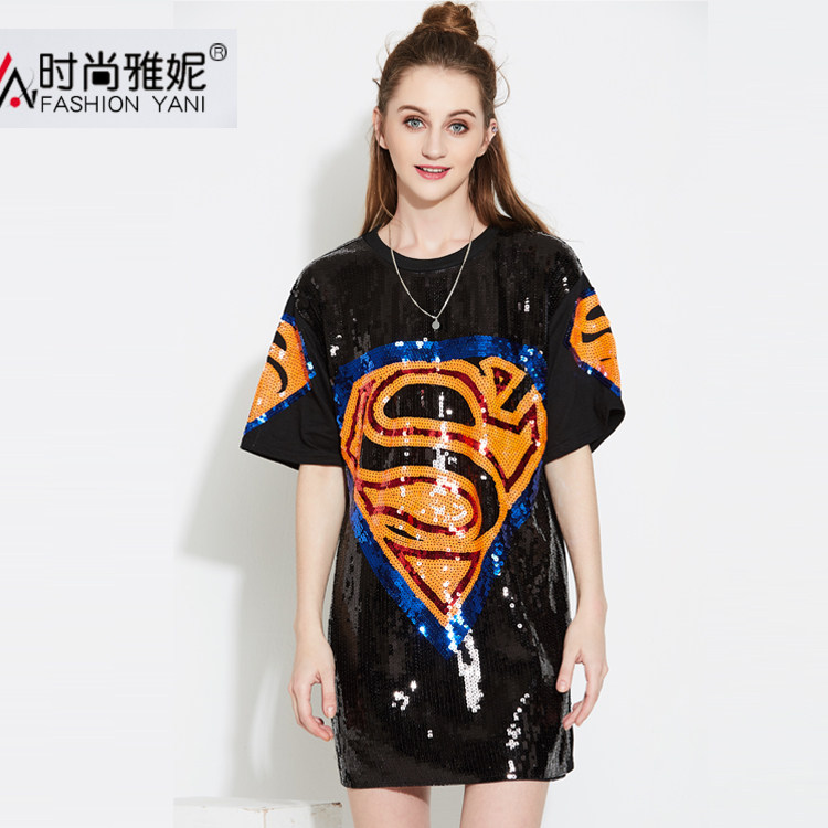 春季新款欧美潮流嘻哈亮