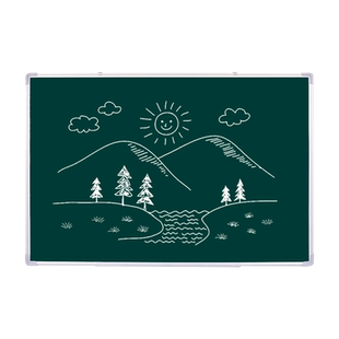 臻格黑板家用儿童挂式写字板教学黑板培训创意可擦写涂鸦绘画家用小黑板留言书写看板学校粉笔书写小黑板