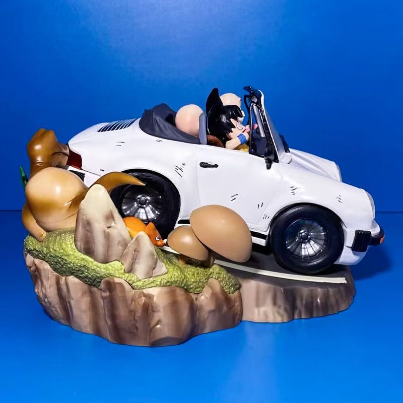 赛亚人 GK龟仙流 保时捷 师徒三人兜风 盒装手办车模模型汽车机车