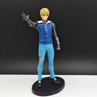 新品 一拳超人角色 杰诺斯 手办模型 桌面电脑周边摆件