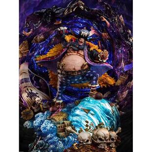 海贼王动漫黑胡子艾斯路飞莫利亚七武海索隆扭蛋盲盒手办摆件雕像