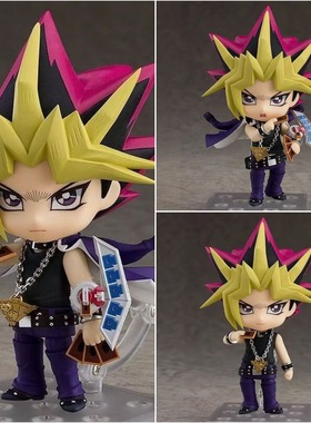 GSC粘土人1069#Q版 游戏王 暗游戏 武藤游戏可动换脸手办公仔模型