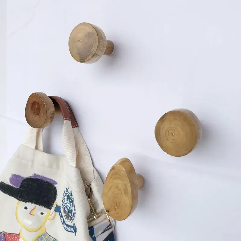 实木衣帽钩挂衣架创意墙上墙壁