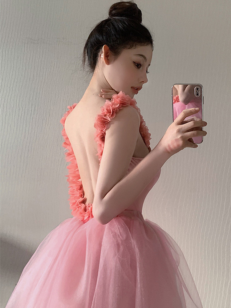 小公主风泳衣女显瘦纯欲