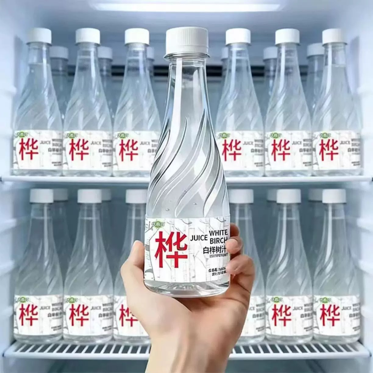 【甘醇自然味】300ml 白桦苏打水自然本味清甜润喉户外居家都合适