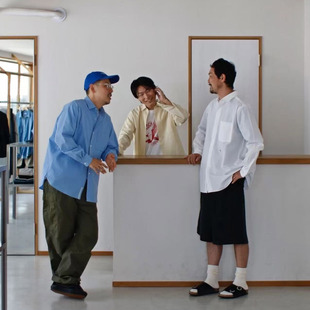 上衣外套 衬衫 nanamica日系休闲宽松复古刺绣衬衣city boy纯色长袖