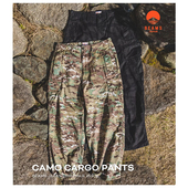 JAPAN 裤 25SS Cargo BEAMS 重磅迷彩工装 beams Pants休闲伞兵裤 男