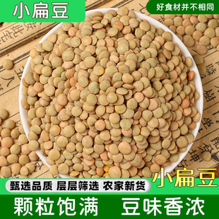 新小扁豆5斤甘肃特产农家小扁豆兵豆五谷杂粮扁豆子可生豆芽煮粥