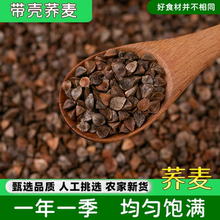 新荞麦带壳荞麦5斤鸽子粮食大型鹦鹉鸟食仓鼠粮食鸟粮荞麦鸽粮食