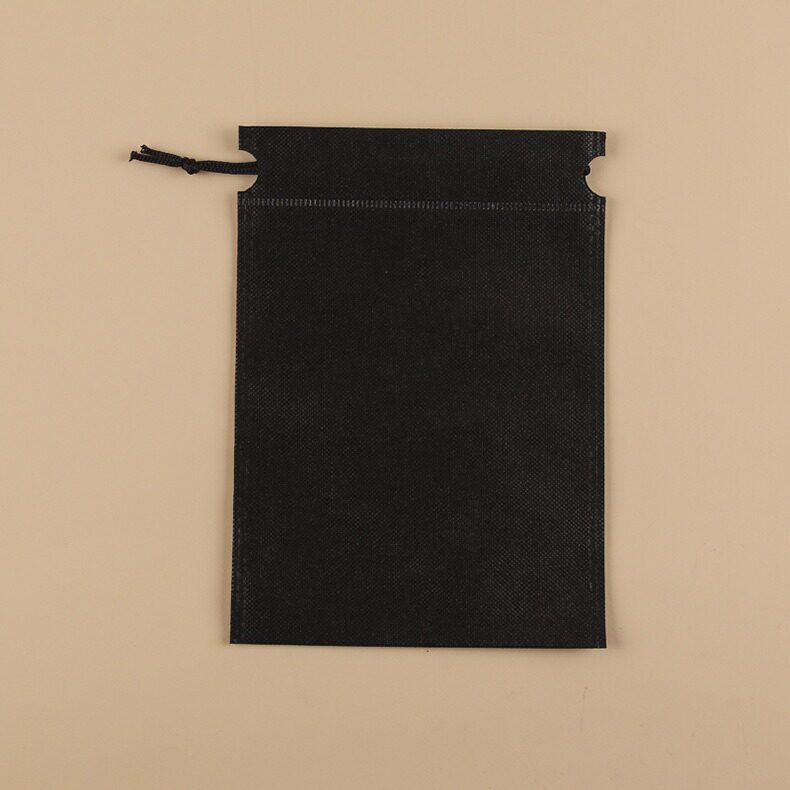 无纺布定制平口袋环保大号防尘袋束口鞋套拉绳包装可定制LOGO