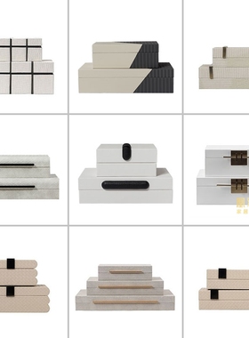 首饰盒摆件简约现代轻奢样板间