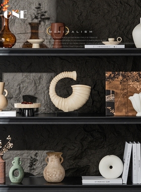 高级感复古组合软装饰品摆件