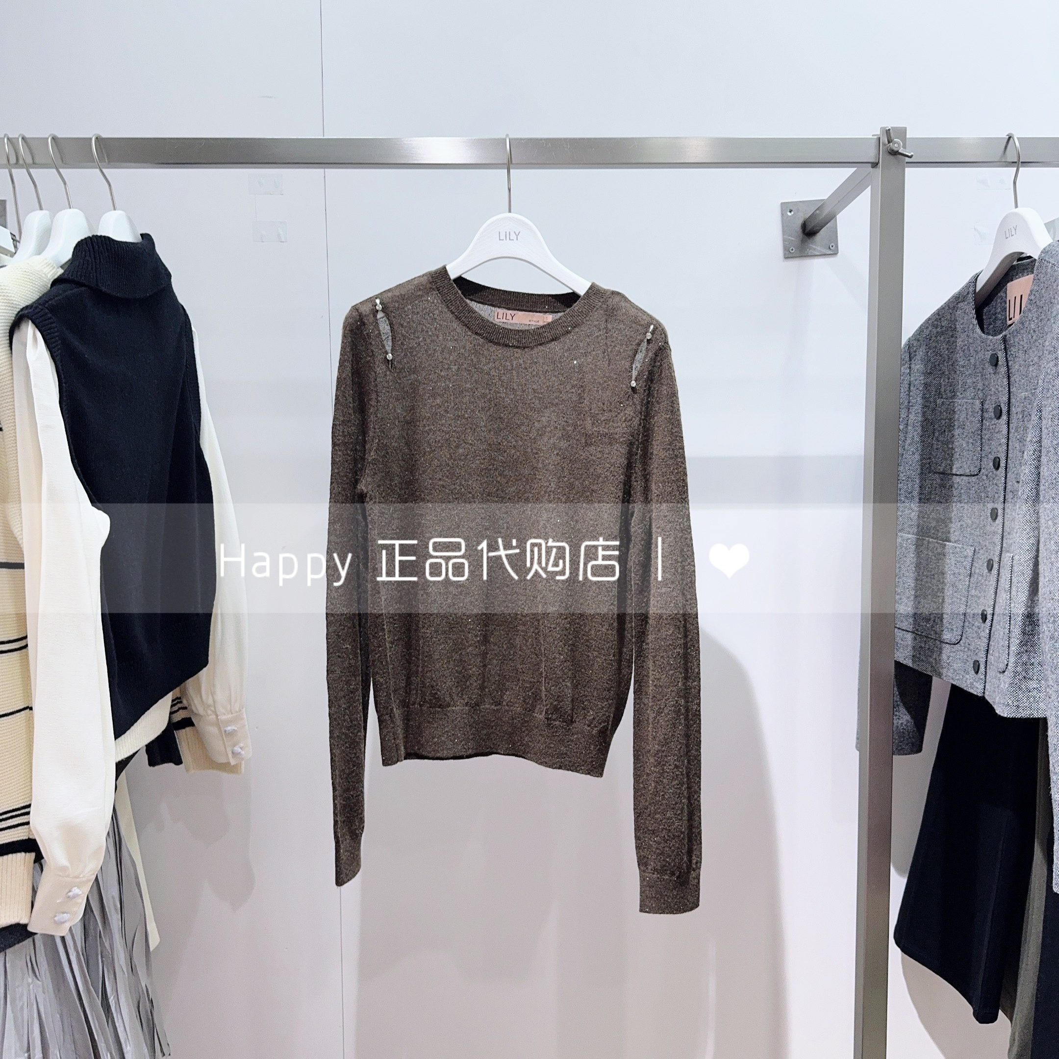 25年冬新LILY丽丽套头针织衫