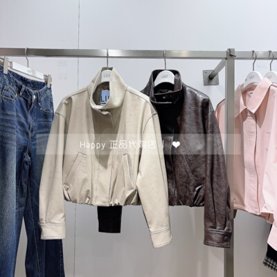 126130C3125时尚皮夹克皮衣外套